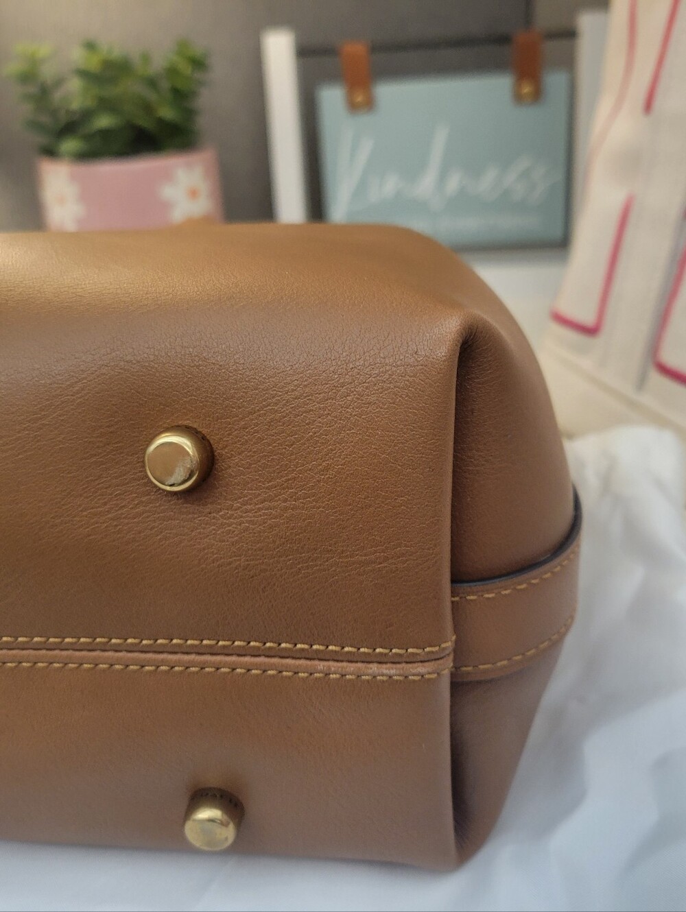 Coach Soft Empire 28 in Honey Brown - Picture 6 of 13
